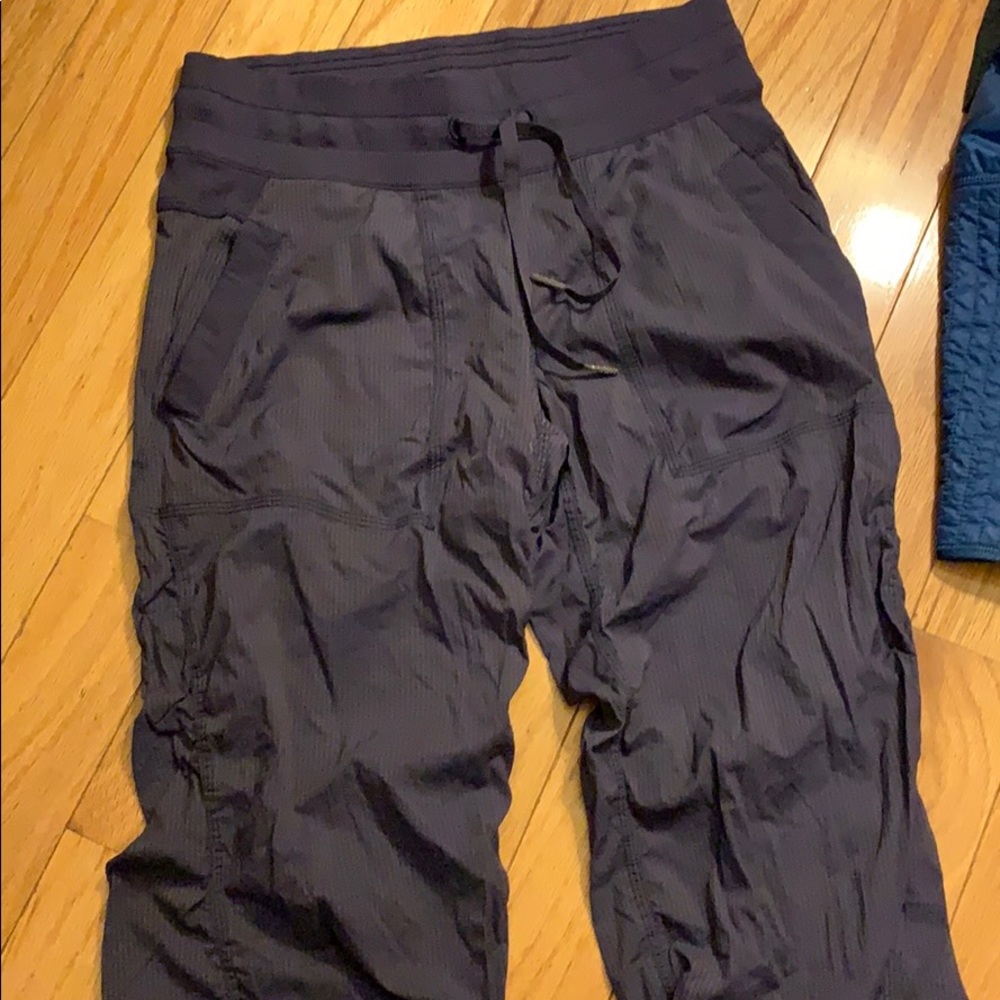 Purple gray studio pants